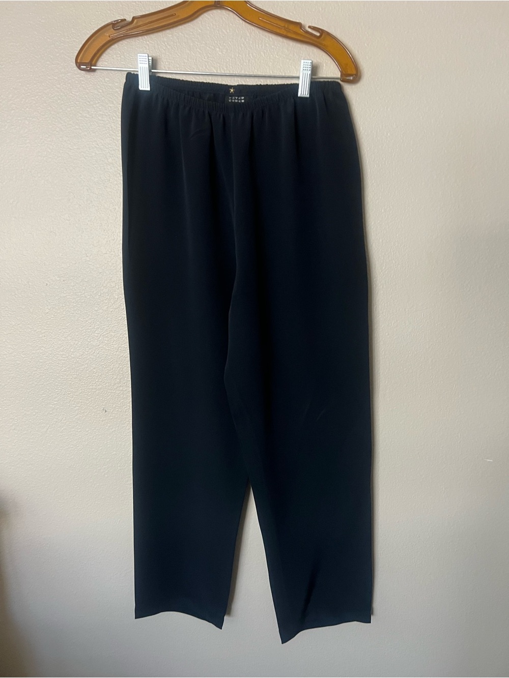 Peter Cohen Designer Elastic Waist Navy Dress Pants - size small